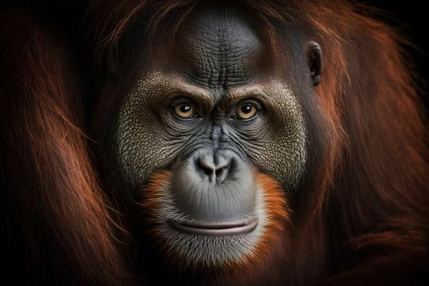 Orangutans are animals with self-awareness
