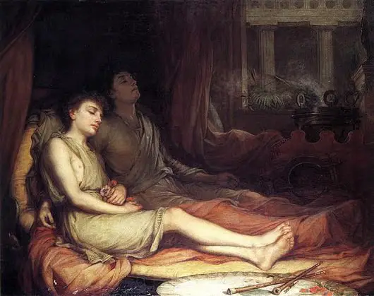 Sleep and His Half-Brother Death, John William Waterhouse, 1874