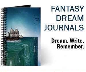 Open dream journal with handwritten entries