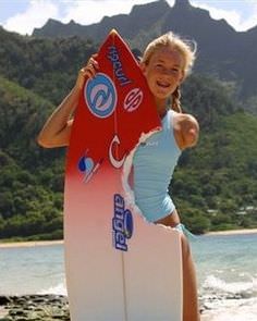 Bethany Hamilton overcome adversity