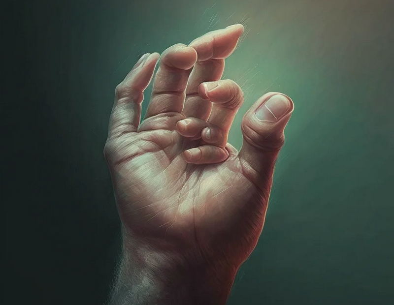 Like AI art, hands can look very weird in dreams