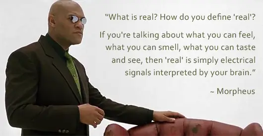 Morpheus What is Real The Matrix